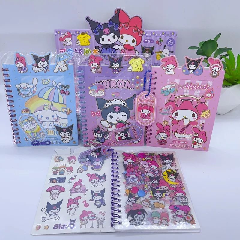 BUKU STIKER KUROMI SANRIO CINNAMON