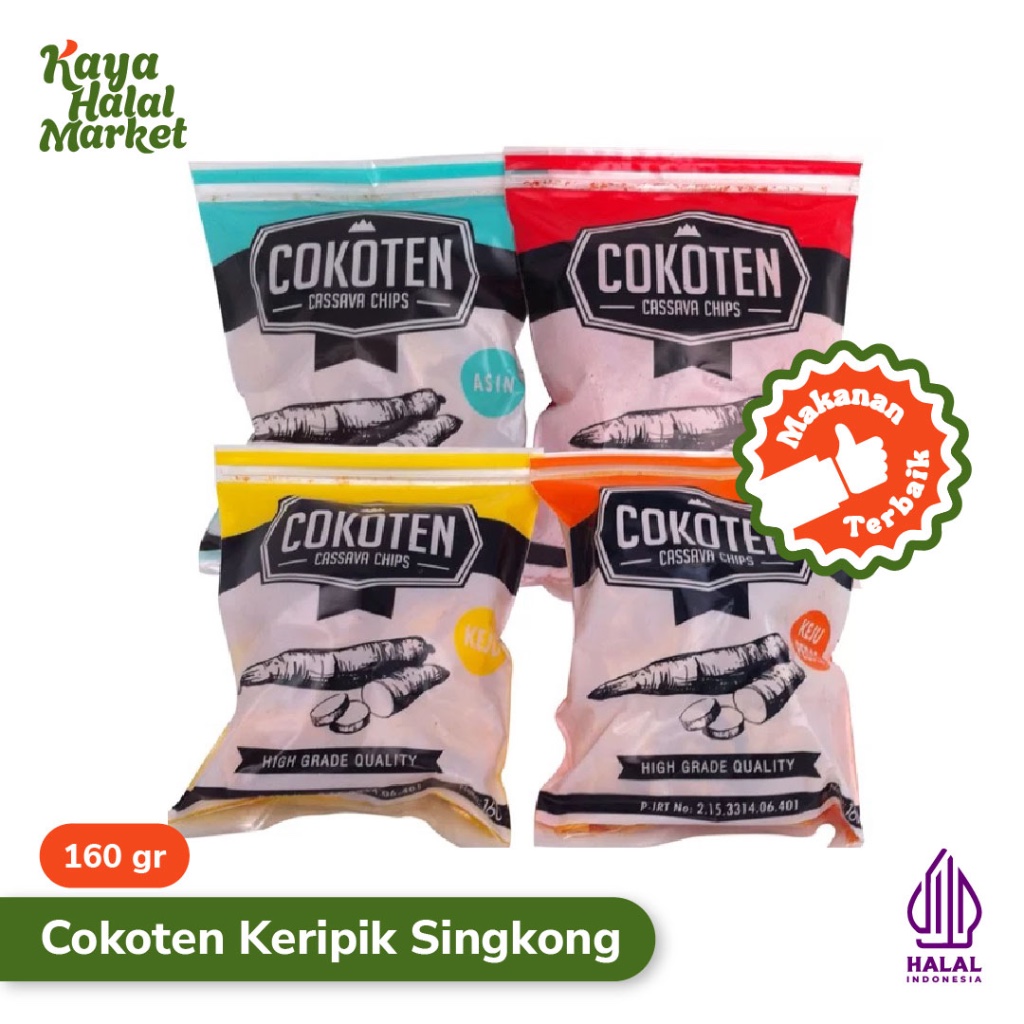 

Keripik Singkong Cokoten 160gr Kaya Halal Market