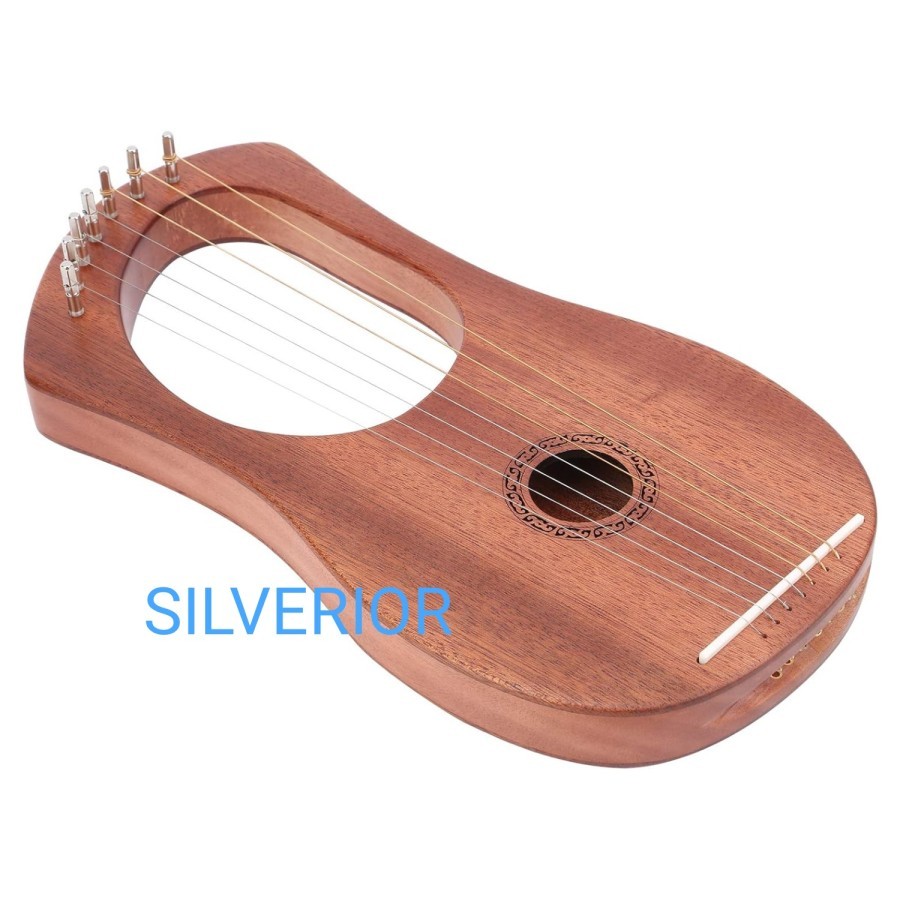 Alat musik petik lyre harpa kecapi dawai mini