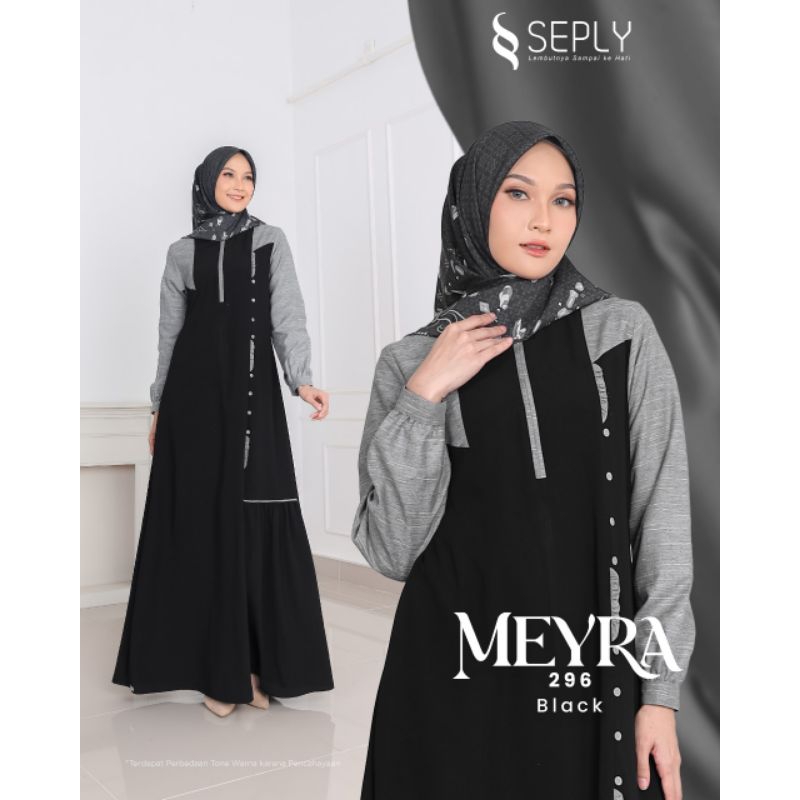 READY STOK SEPLY || MEYRA 296 BLACK BY SEPLY