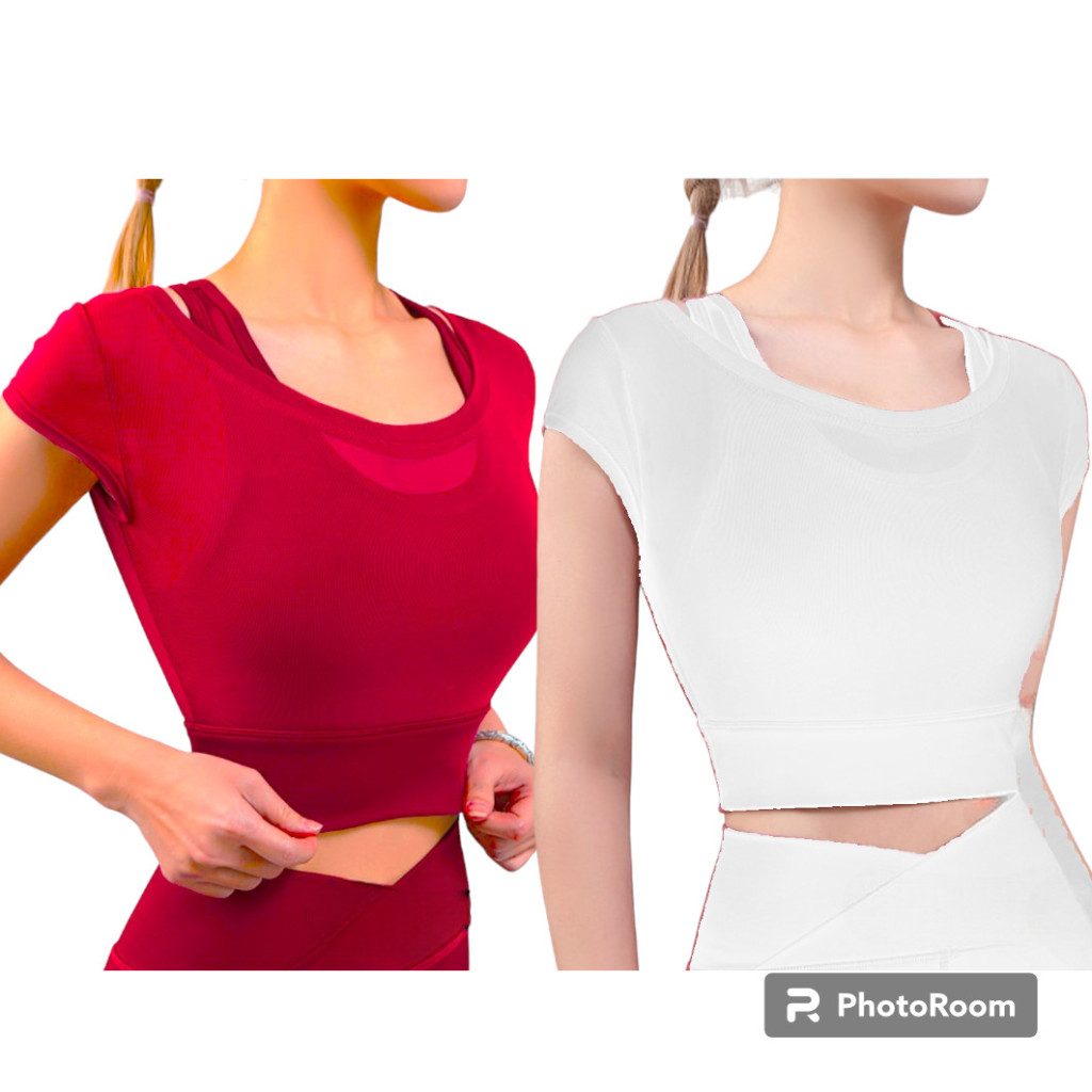 ATASAN SENAM OUTER TILE BRA LUNTOP BAJU ZUMBA YOGA AEROBIK FITNESS