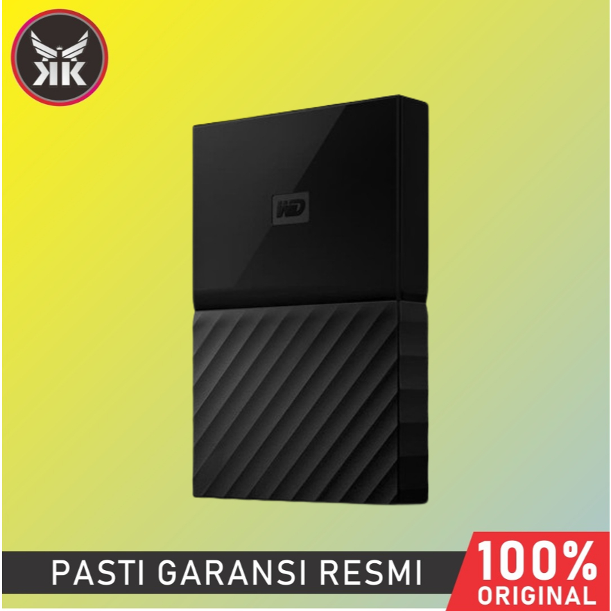 HARDISK EXTERNAL WD PASSPORT BLACK 1TB