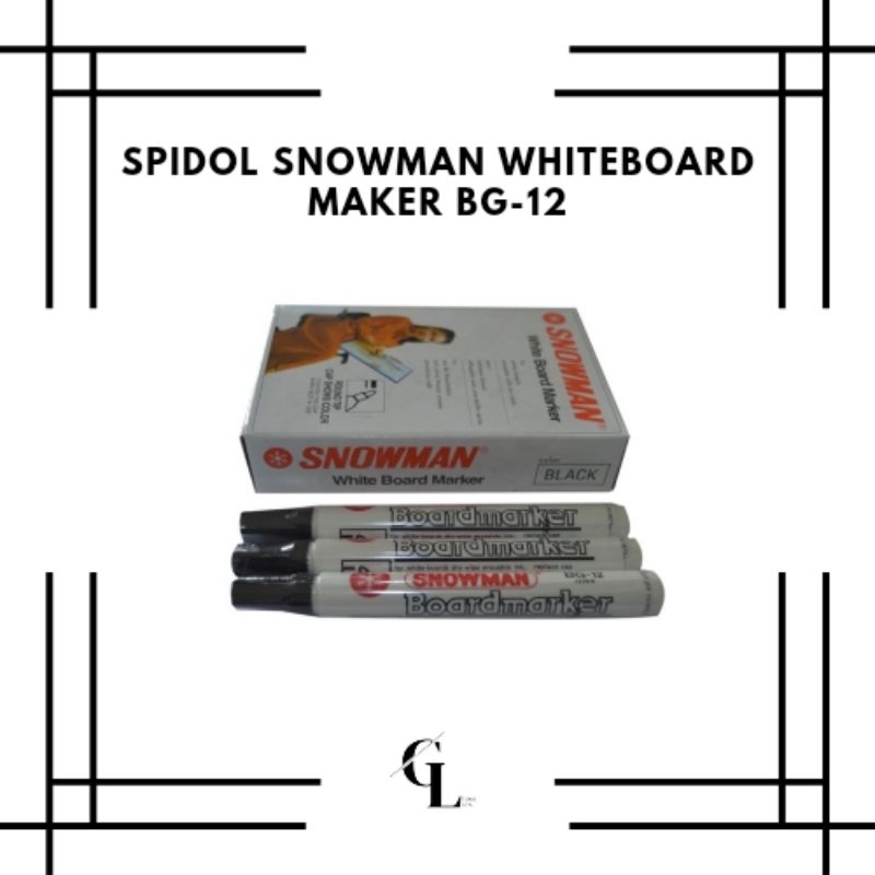 

Spidol Snowman Whiteboard Maker BG-12