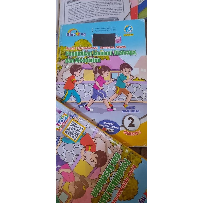 Pendidikan Jasmani Olahraga & Kesehatan PJOK bintang kelas 2 semester 1 & 2  BEKAS