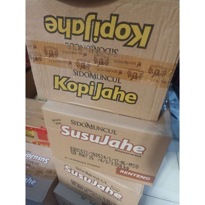 

Sidomuncul Susu Jahe dan Kopi Jahe 27 Gr Kemasan Renteng (MURAH isi 10pcs)