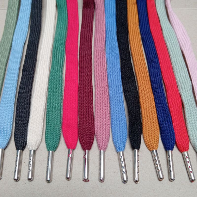 tali Hoodie katun,tali Jogger lebar 2 pcs