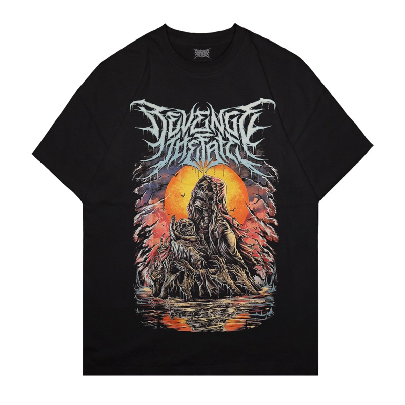 Xtrememerch Revenge The Fate "Amerta" Boxy Fit T Shirt Original Kaos