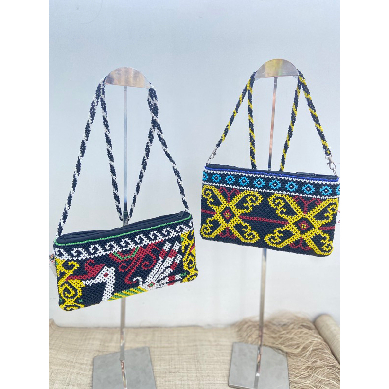 Manika Kaltim - Sling Bag / Tas Selempang Manik Dayak Kalimantan Size M