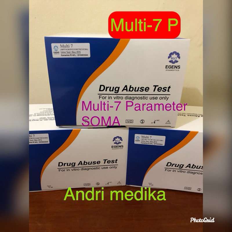 Tes Urine Multi-7 Parameter Egens / SR / Wondfo / Allchek
