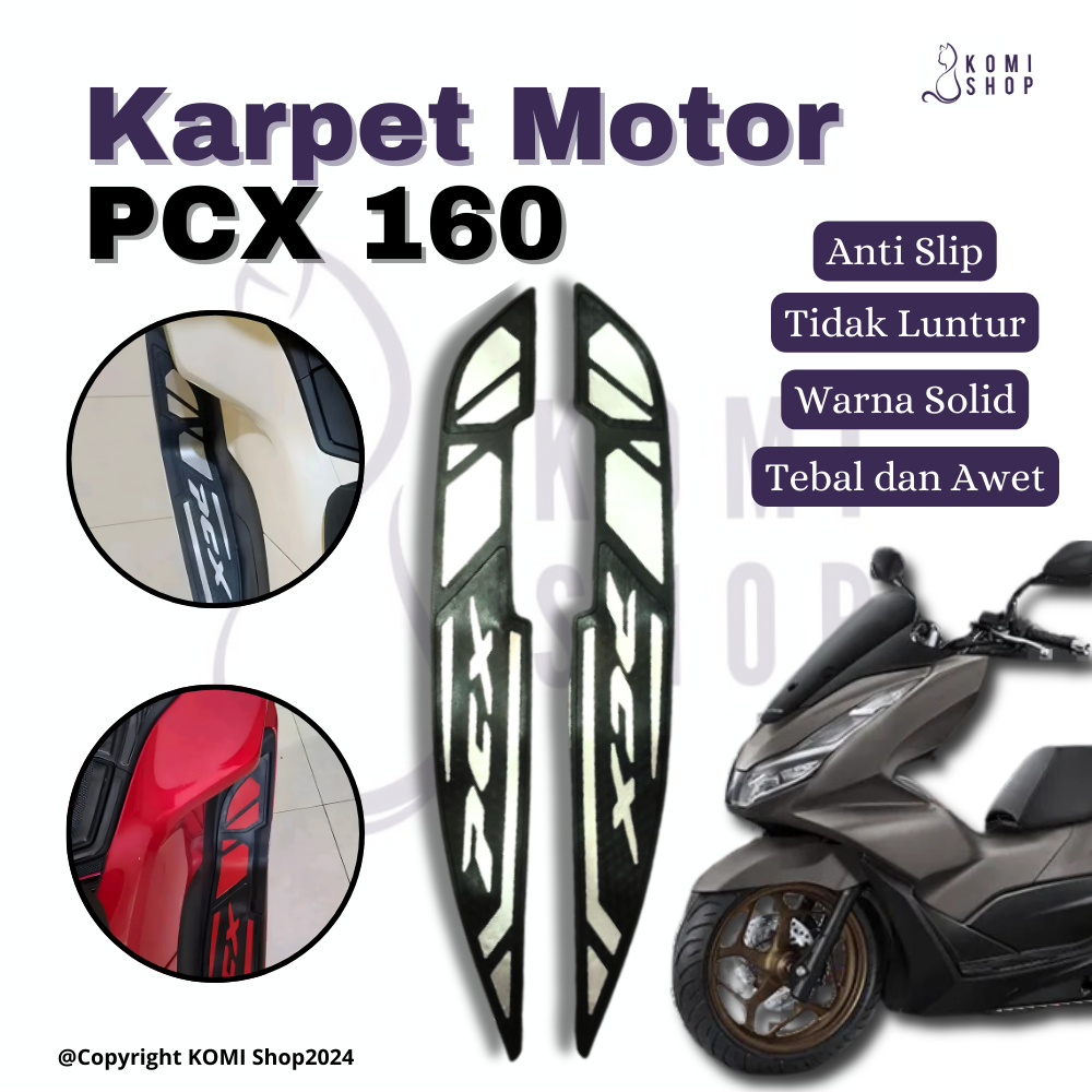 [PCX 160] Karpet Motor PCX 160 / Step Floor PCX 160 / Pijakan Kaki PCX 160