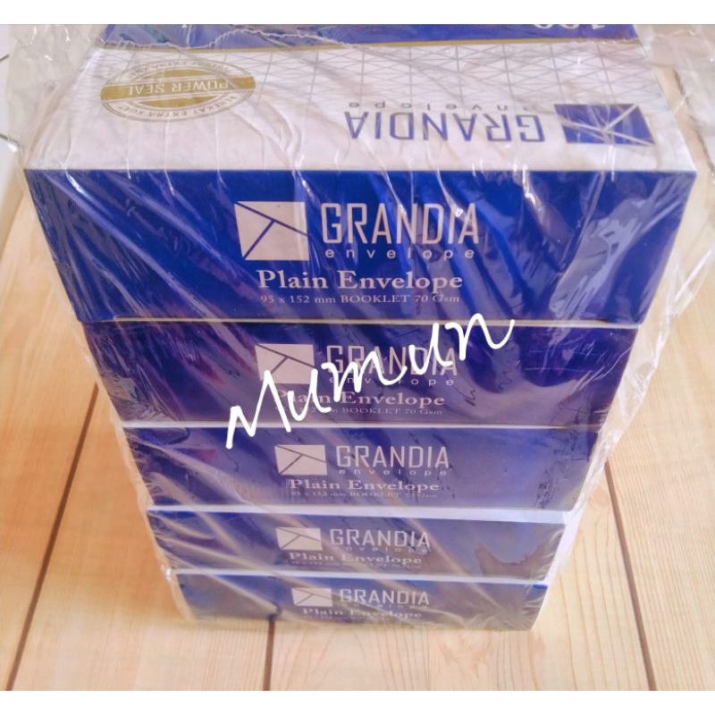 

5 PAK AMPLOP GRANDIA POLOS PUTIH AMPLOP KONDANGAN