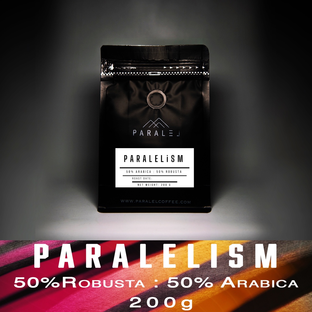 

Paralel-Ism 50% Robusta: 50% Arabica 200g Coffee Beans Biji Kopi