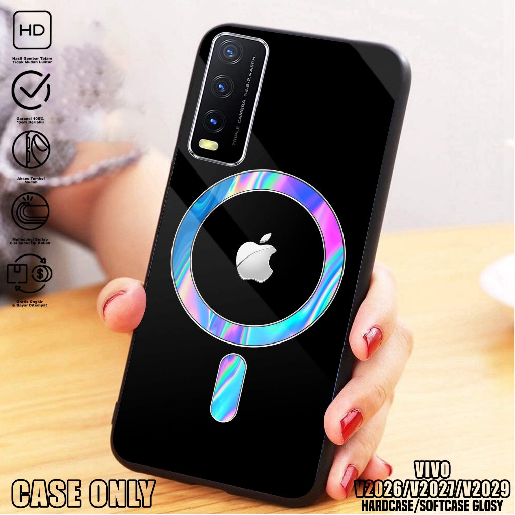 Case VIVO VIVO V2026 / V2027 / V2029 - Casing VIVO V2026 / V2027 / V2029 [ Logo Magsv ] Silikon VIVO