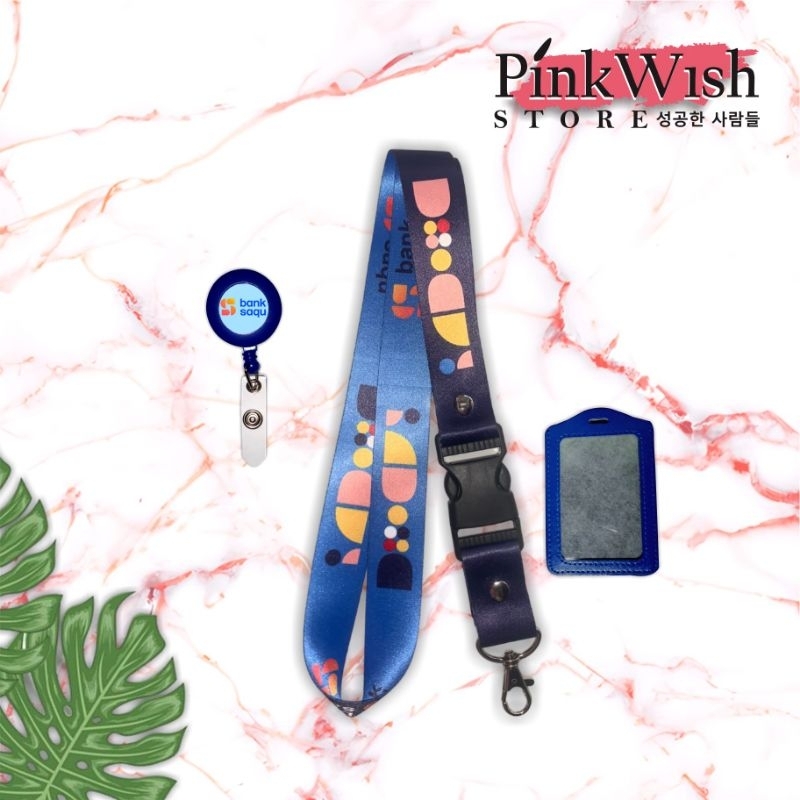 

Tali idcard BANK SAQU biru / lanyard BANK SAQU biru [READY STOCK] TERMURAH !!! Beli Eceran Rasa Grosir