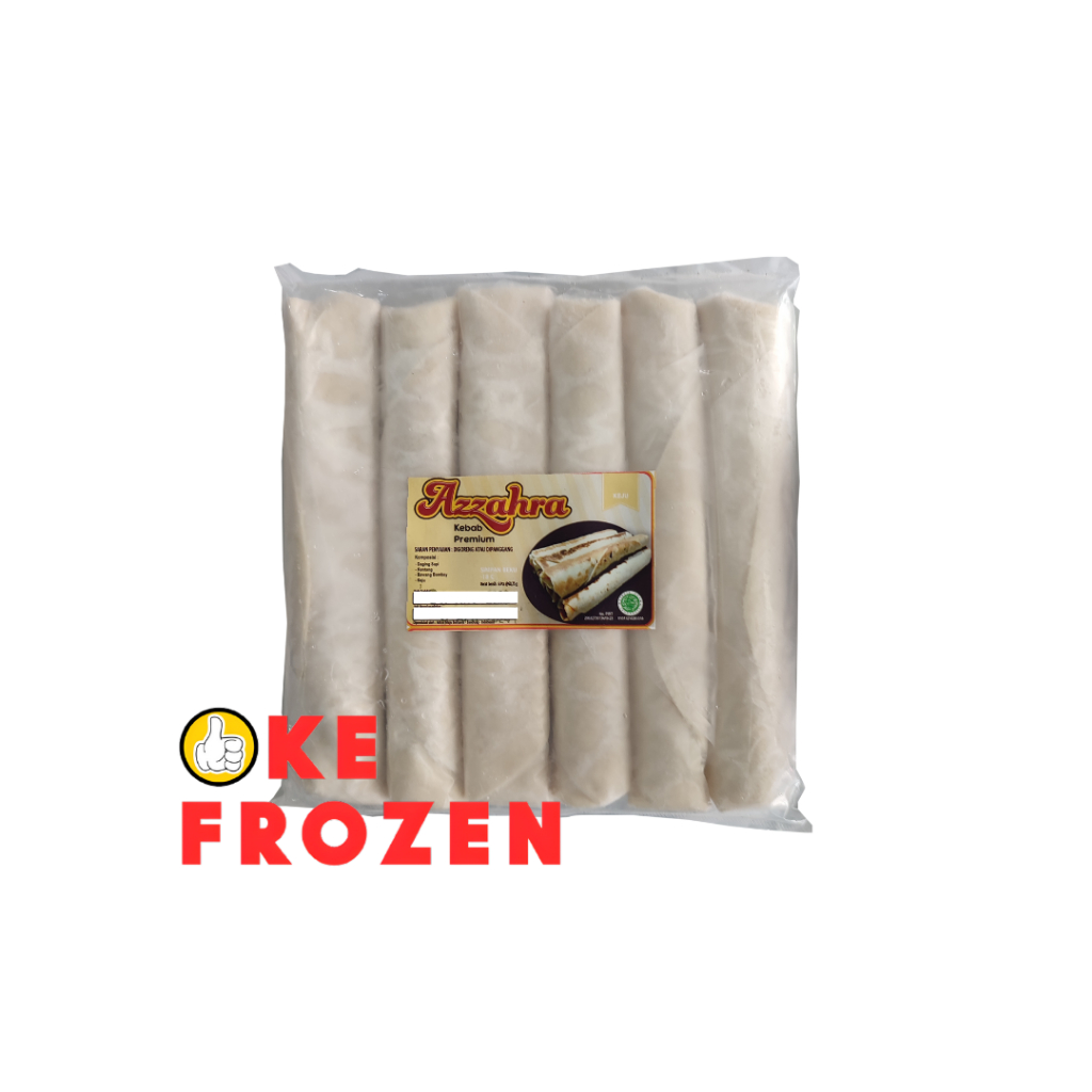 

AZZAHRA LUMPIA KEBAB PREMIUM RASA KEJU ISI 8PCS