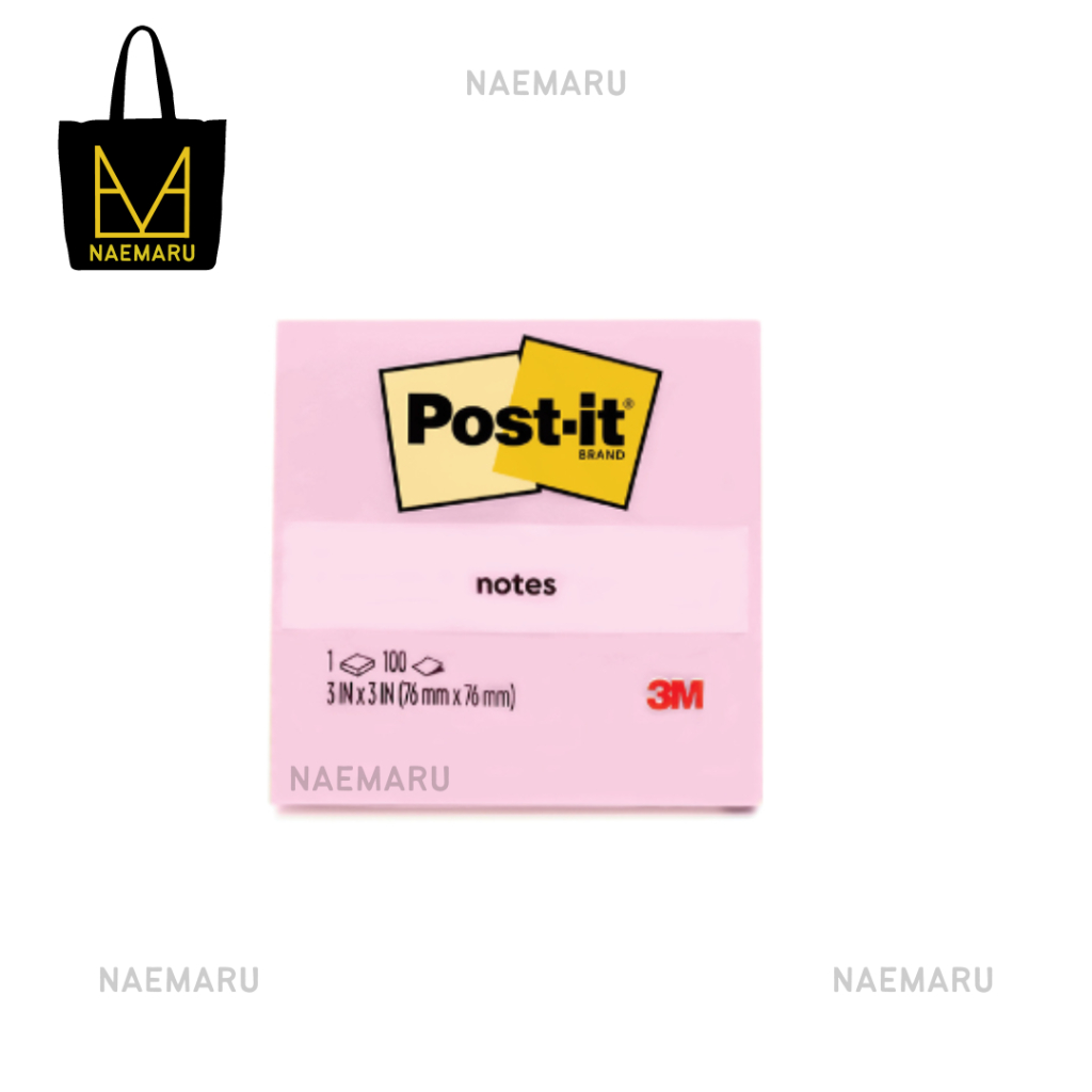 

3M Post It 654-Millennial Pink Sticky Note 3 inch X 3 inch