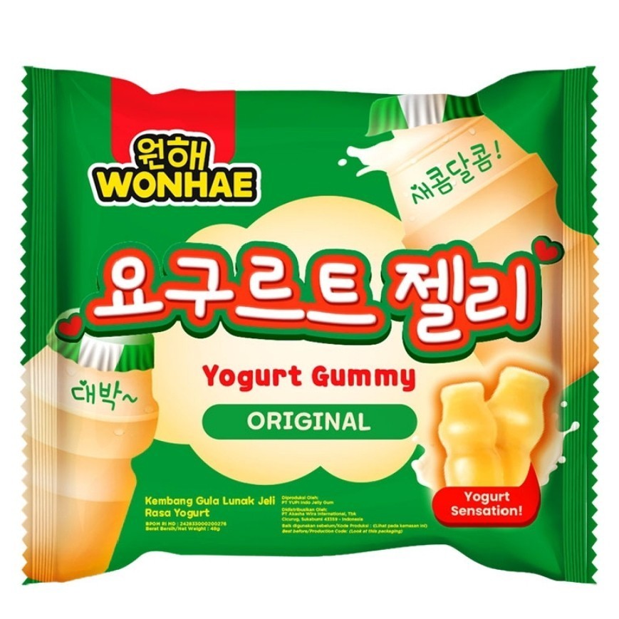 

WONHAE Yogurt Gummy Original 48 Gram