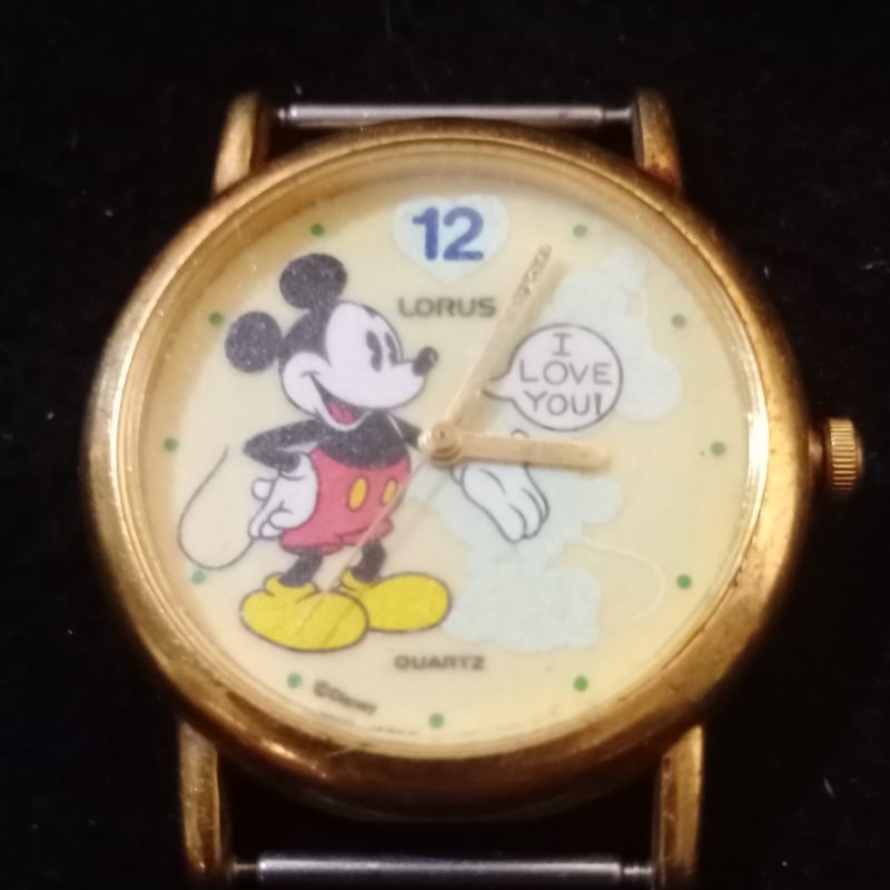 lorus mickey mouse langka rare vintage bahan minus uncheck untest off