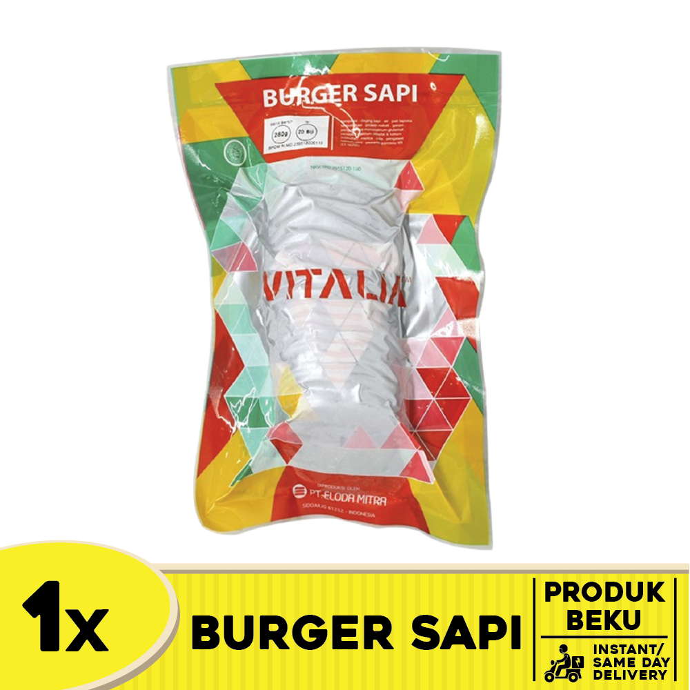 

Vitalia burger sapi 280gr