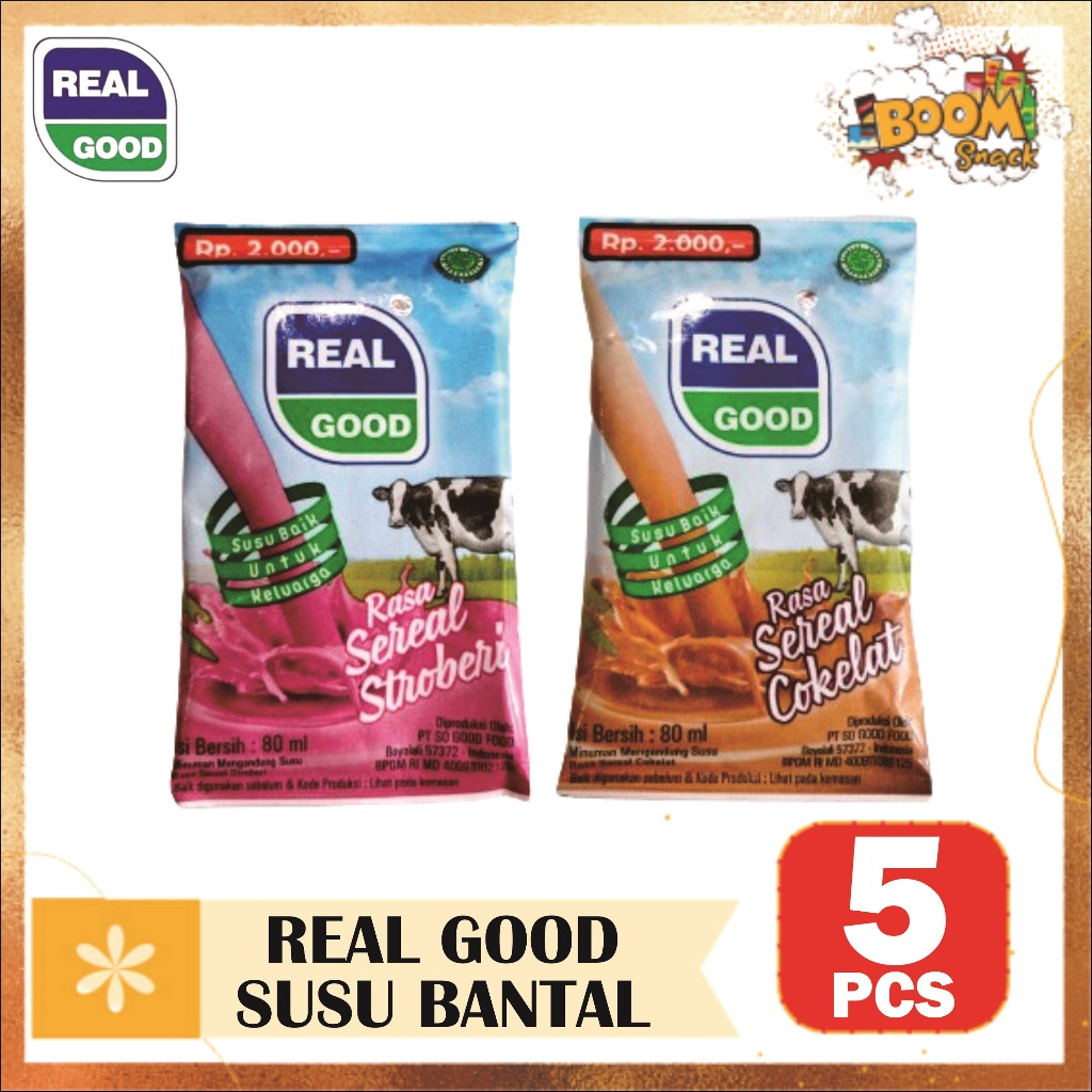 

Susu Real Good 2000 an Isi 5 pcs