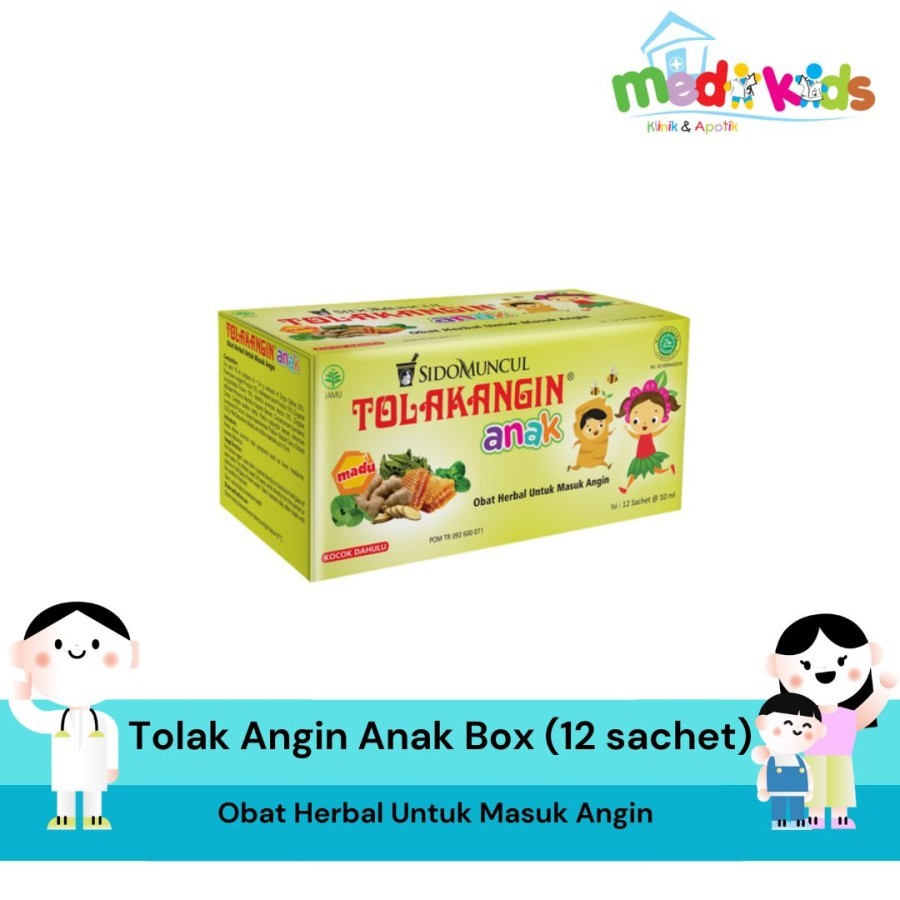 Tolak Angin Anak Madu Box Tolak Angin Cair Anak Madu Box (12 Sachet)