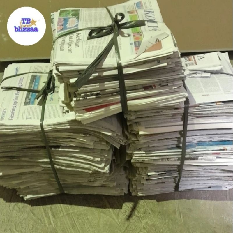 Koran Bekas Bersih 1/2kg Koran Bekas Kiloan Koran Bekas Random Bersih 1/2kg Koran Bungkus Bersih