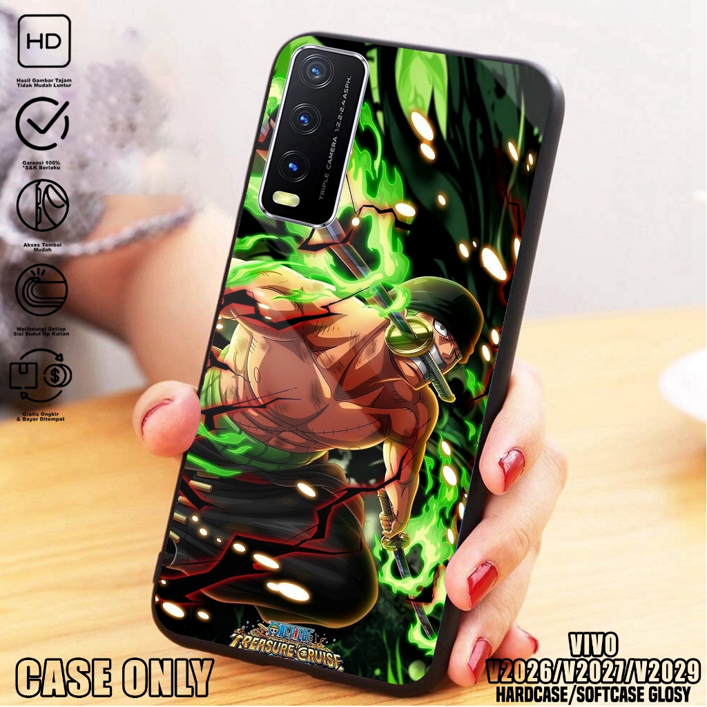 Case VIVO VIVO V2026 / V2027 / V2029 - Casing VIVO V2026 / V2027 / V2029 [ ZORO01 ] Silikon VIVO V20