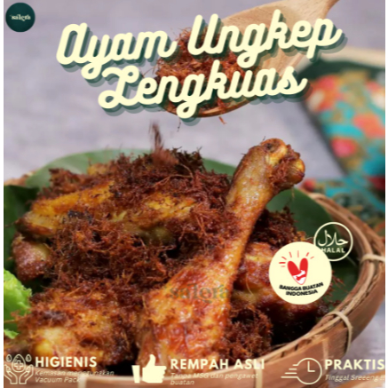 

Ayam Ungkep Goreng Bumbu Kuning Gurih Kremes Lengkuas Praktis Kemasan Vakum