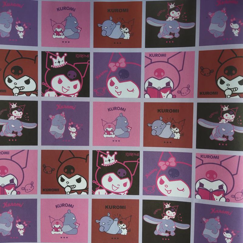 

Kertas kado sansan wawa kuromi / kertas kado sanwa sanrio / kertas kado kuromi 2