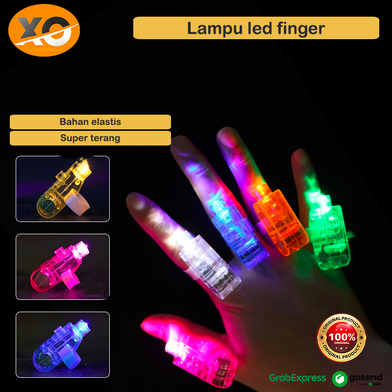 Lampu Led Fingers Lampu Senter Jari Cincin Lampu Jari Fingers Flashlight Led Finger Laser Fiber Main