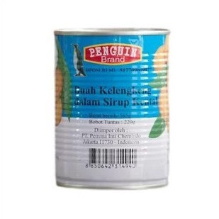 

Buah Kelengkeng Dalam Sirup Kental Kaleng Longan Penguin Brand 565 gram