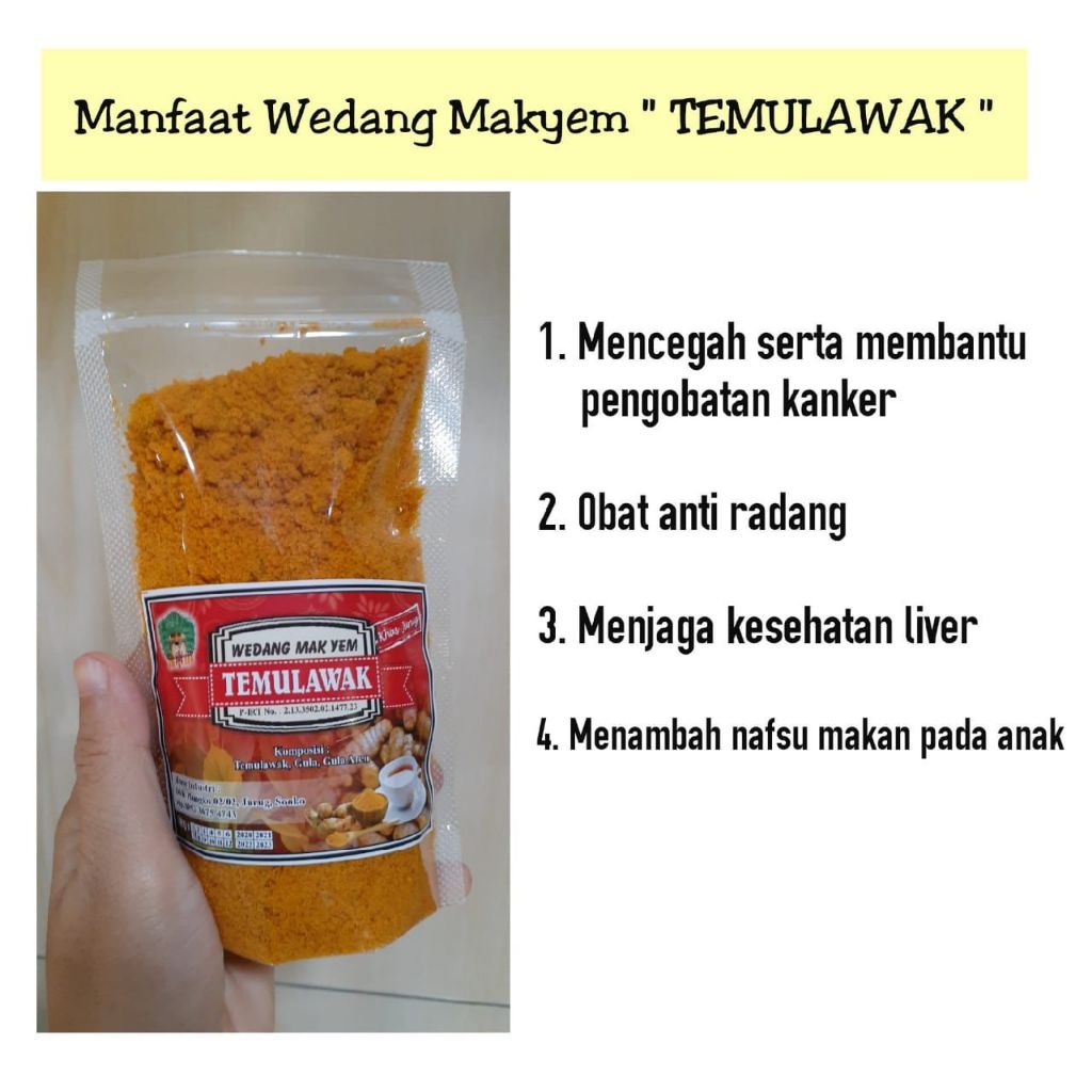 

WEDANG TEMULAWAK INSTAN 200gr