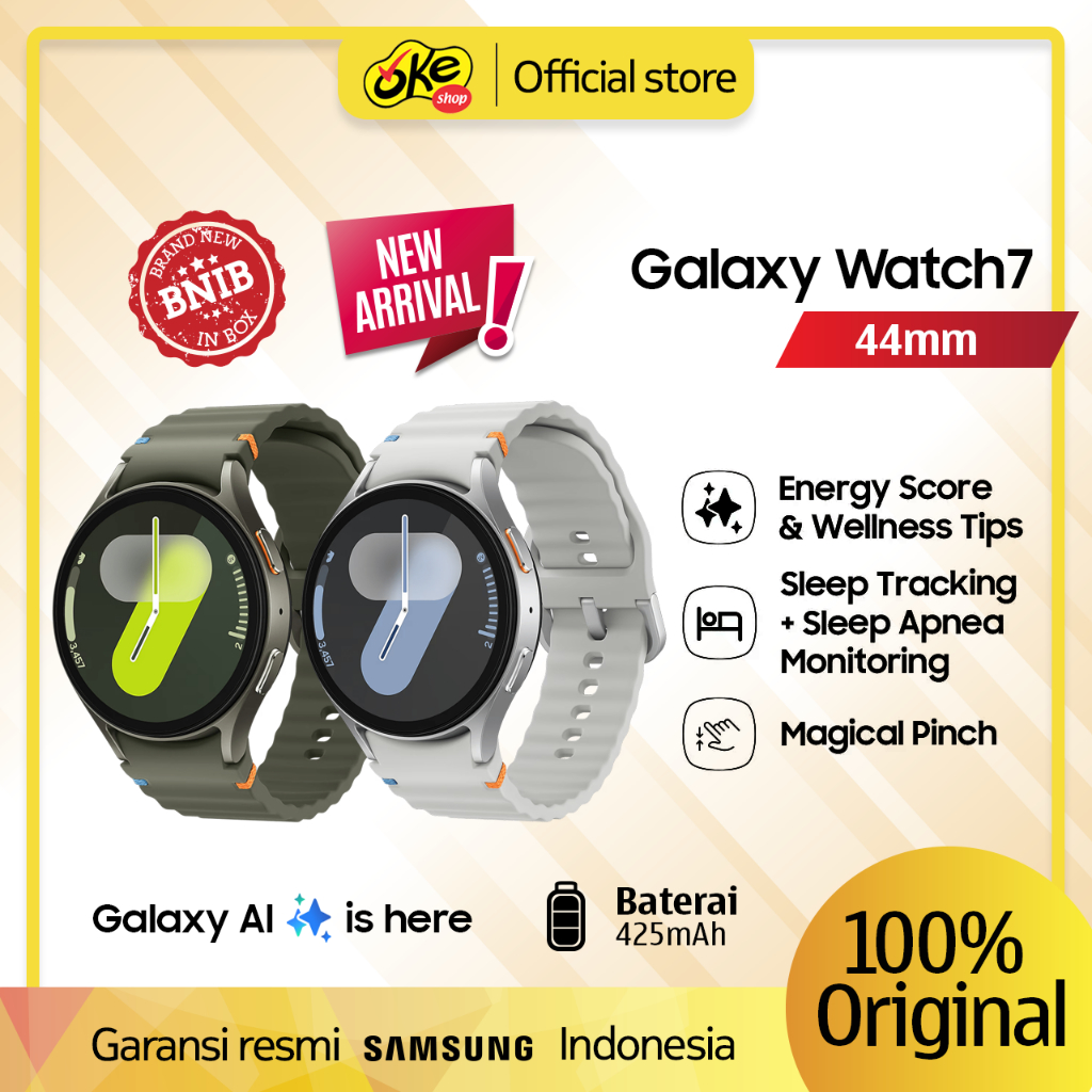 Samsung Galaxy Watch 7 44mm | 40mm Smartwatch AI Garansi Resmi