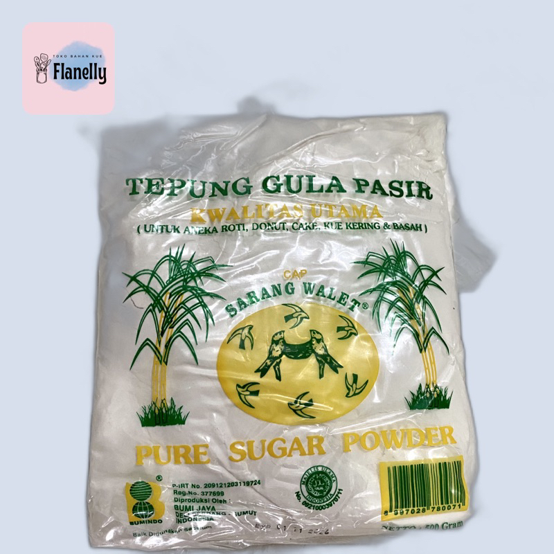 

Tepung Gula halus cap sarang walet 500gr