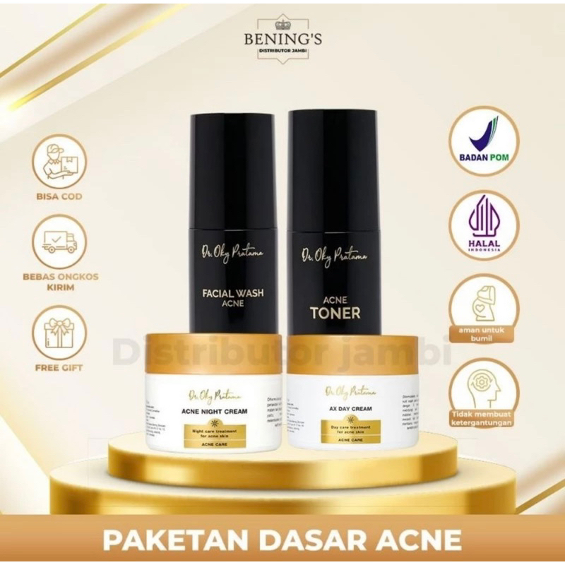 Paket Acne Skincare Bening’s Clinic