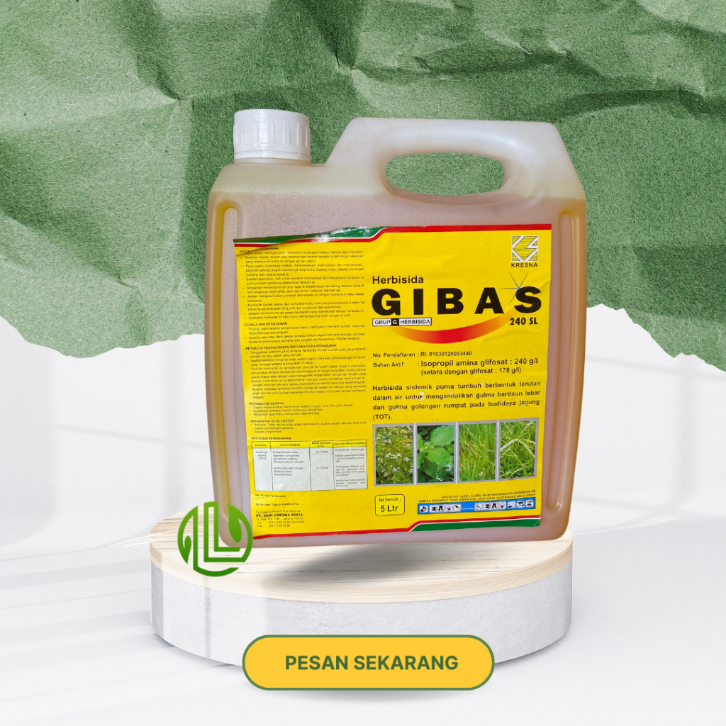 HERBISIDA GIBAS 240 SL 5 LITER