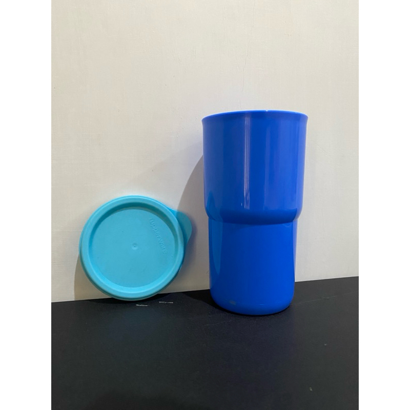 gelas outdor tupperware tumblers warna biru