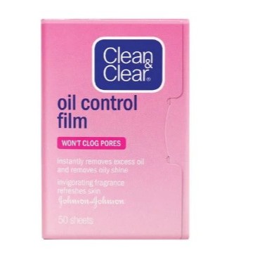 Clean & Clear Oil Control Film Face Paper Facial Oil Paper 50s