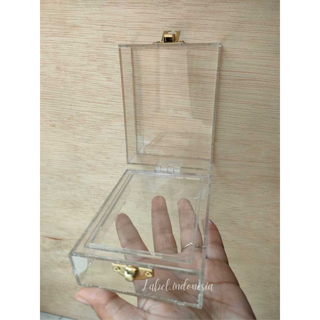 

Box Mahar Akrilik Kotak Antam 1pcs / Dekorasi Mahar