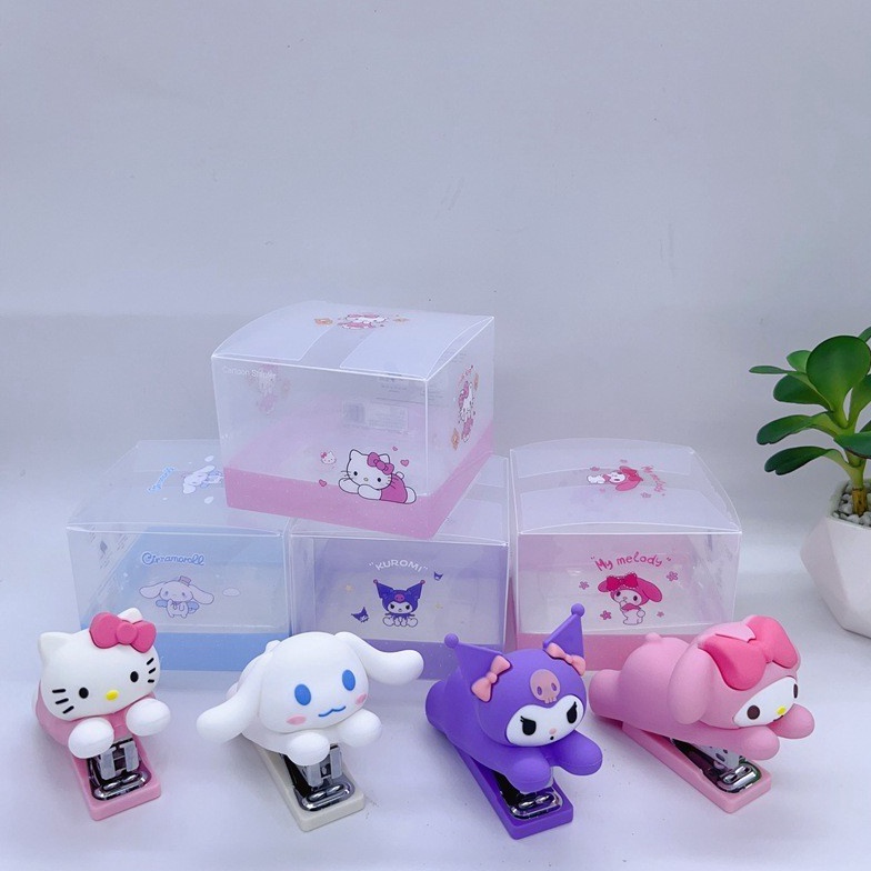 

STAPLES 3D SANRIO LUCU STAPLER SANRIO HEKTER CINNAMOROL MELODY KUROMI KODE J6A2