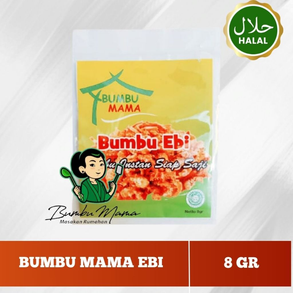 

Bumbu Instan Bumbu Mama Ebi / Bumbu Ebi Siap Saji 8gr