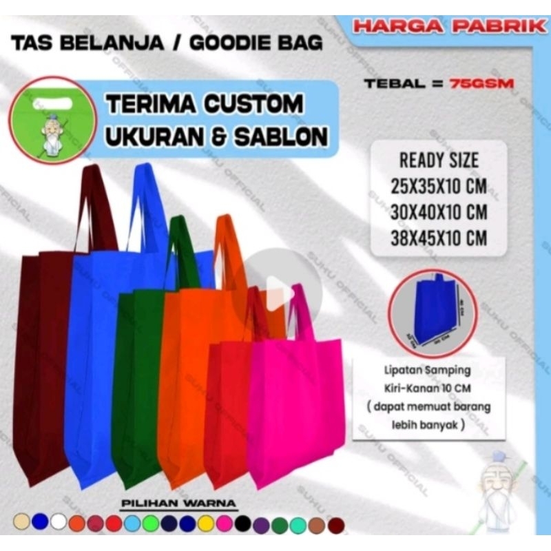 

goodie bag tas tambahan hampers parcel spoundbag