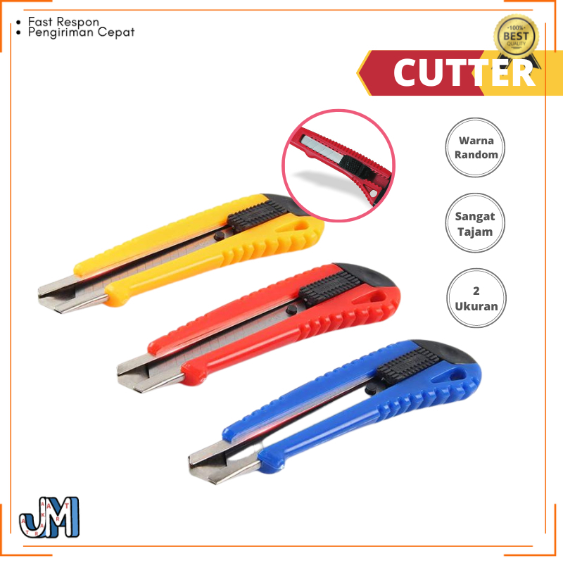 

Pisau Cutter Besar Kecil - Pisau Tajam Anti Karat