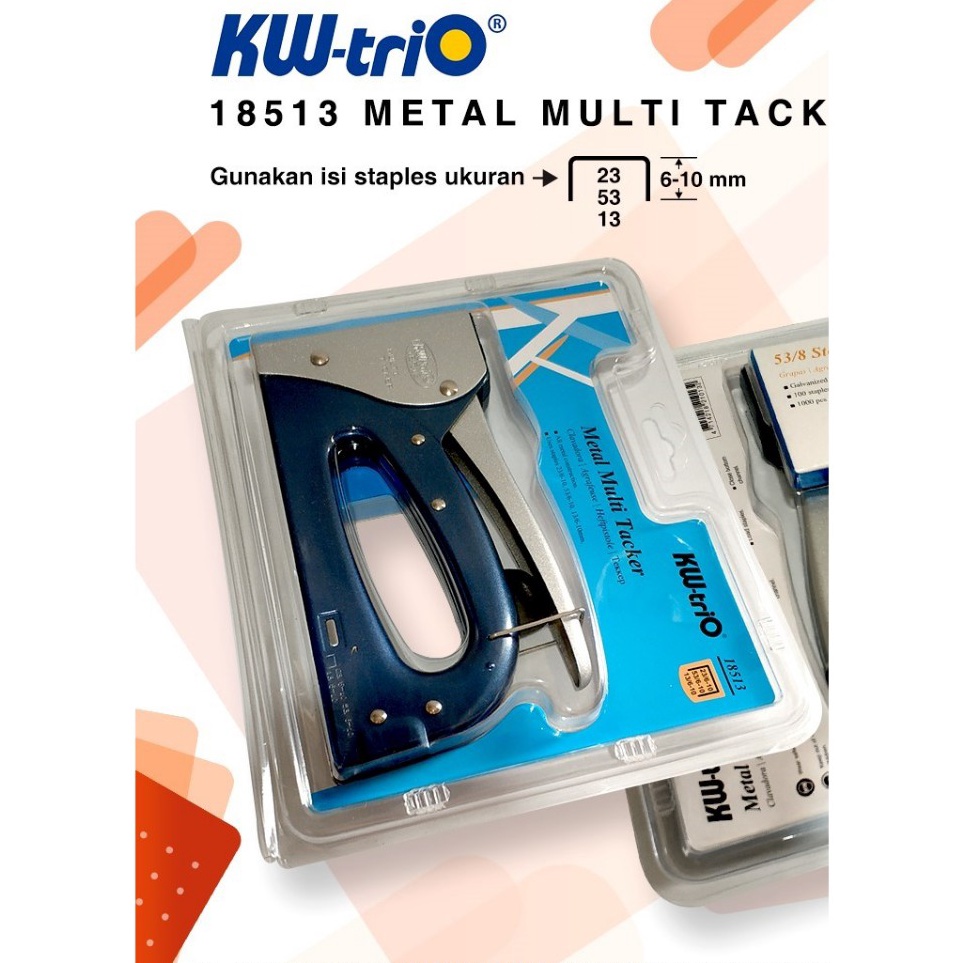 

Stapler Tembak Guntacker tekker KwTrio 85136 18513 Tacker BONUS ISI 1 BAR TERPISAH KODE N1F7