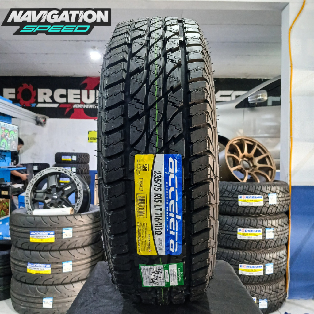 Ban Mobil Semi R15 Ukuran 235 75 Ring 15 ACCELERA OMIKRON A/T 235/75 R15