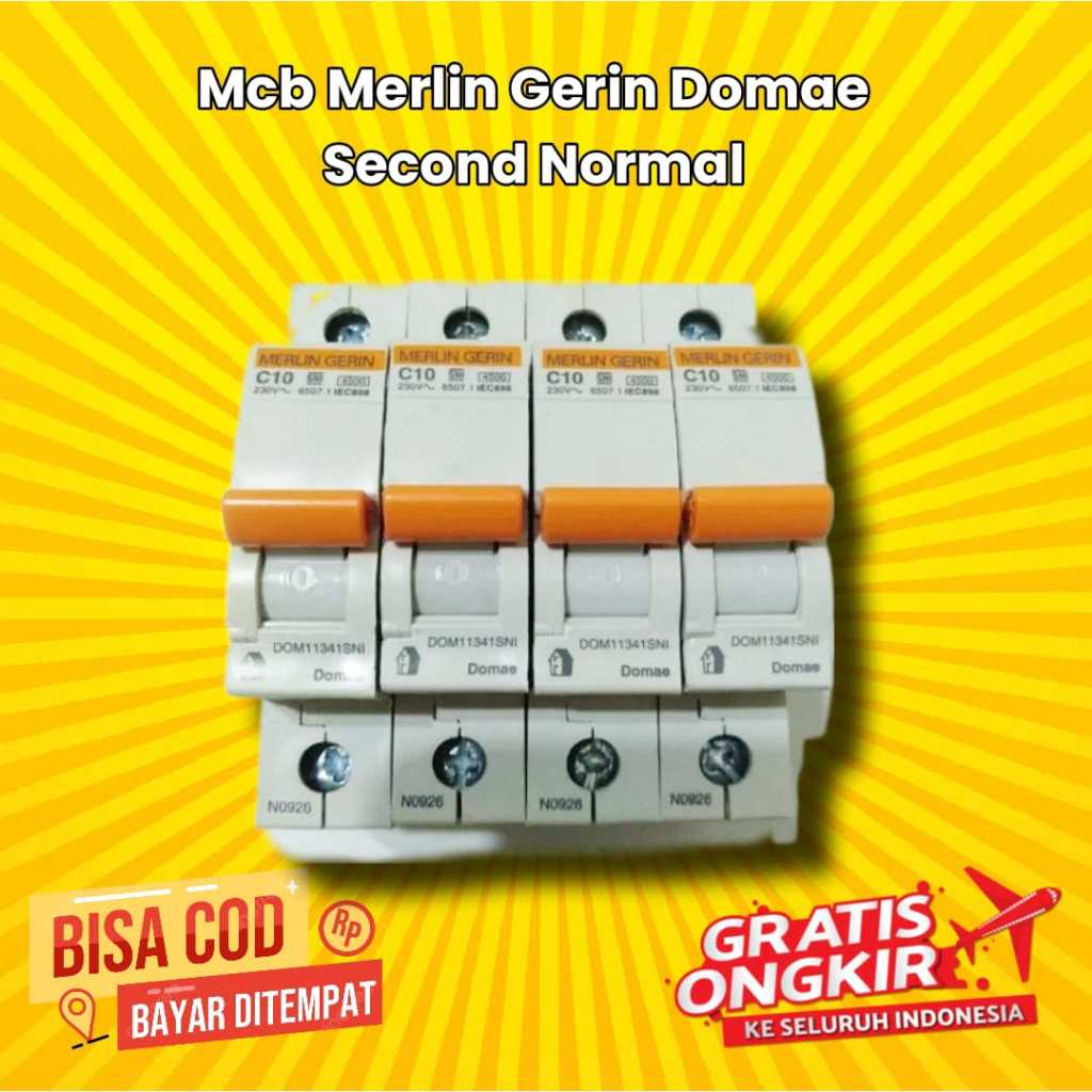 MCB Merlin Gerin Domae Original SECOND Normal