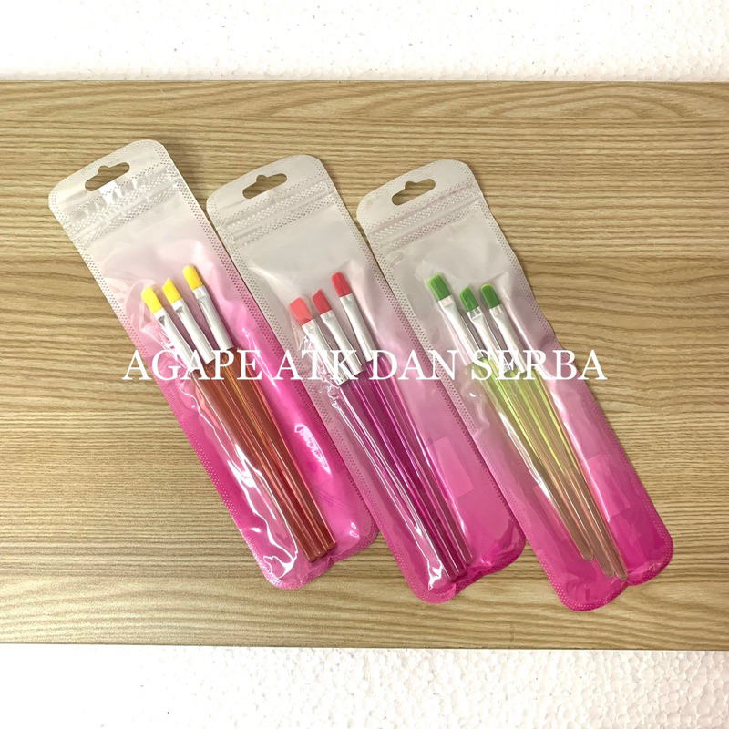 

SATU SET KUAS LUKIS 3 MODEL MURAH