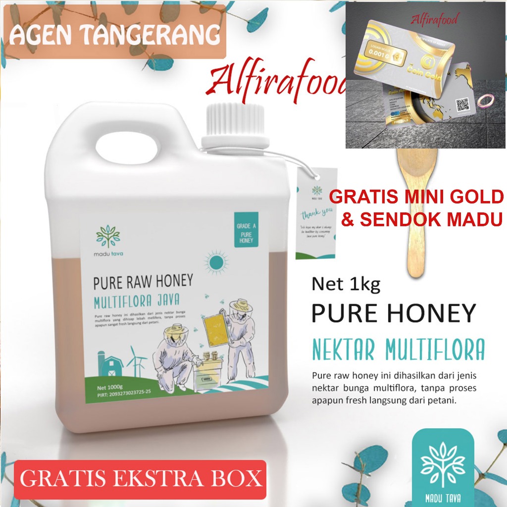 

Madu Multiflora Tava Raw Pure Honey