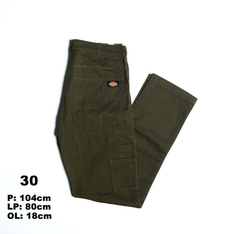 Dickies Carpenter Jeans Olive D.13 (Second)