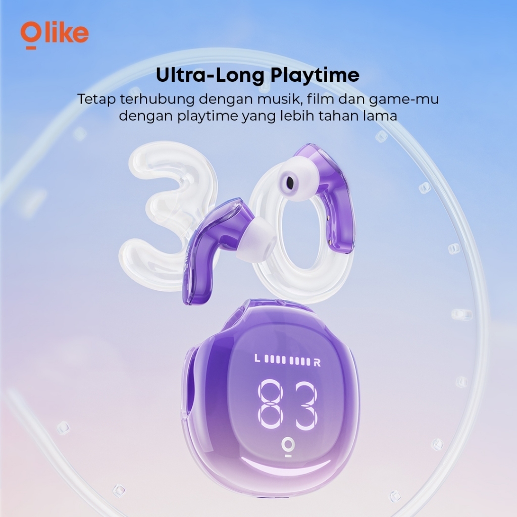 OLIKE TWS T203 HEADSHET BLUETOOTH EARPHONE HEADSHET GAMING ORIGINAL